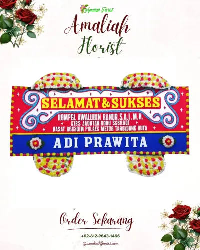 Karangan Bunga Ucapan Selamat di Suwidak