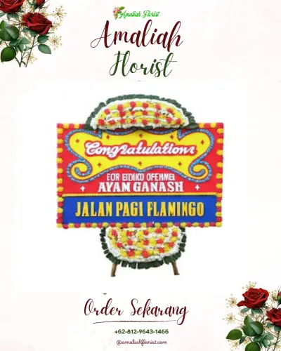 Bunga Papan Congratulation di Suwidak